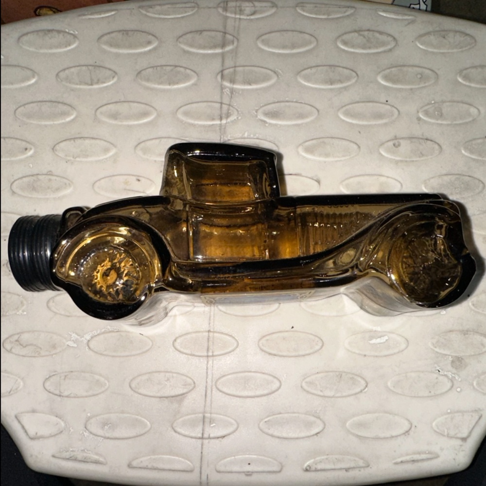 Vintage Avon Sterling Six After Shave Glass Car bottle COLLECTOR ITEM ONLY